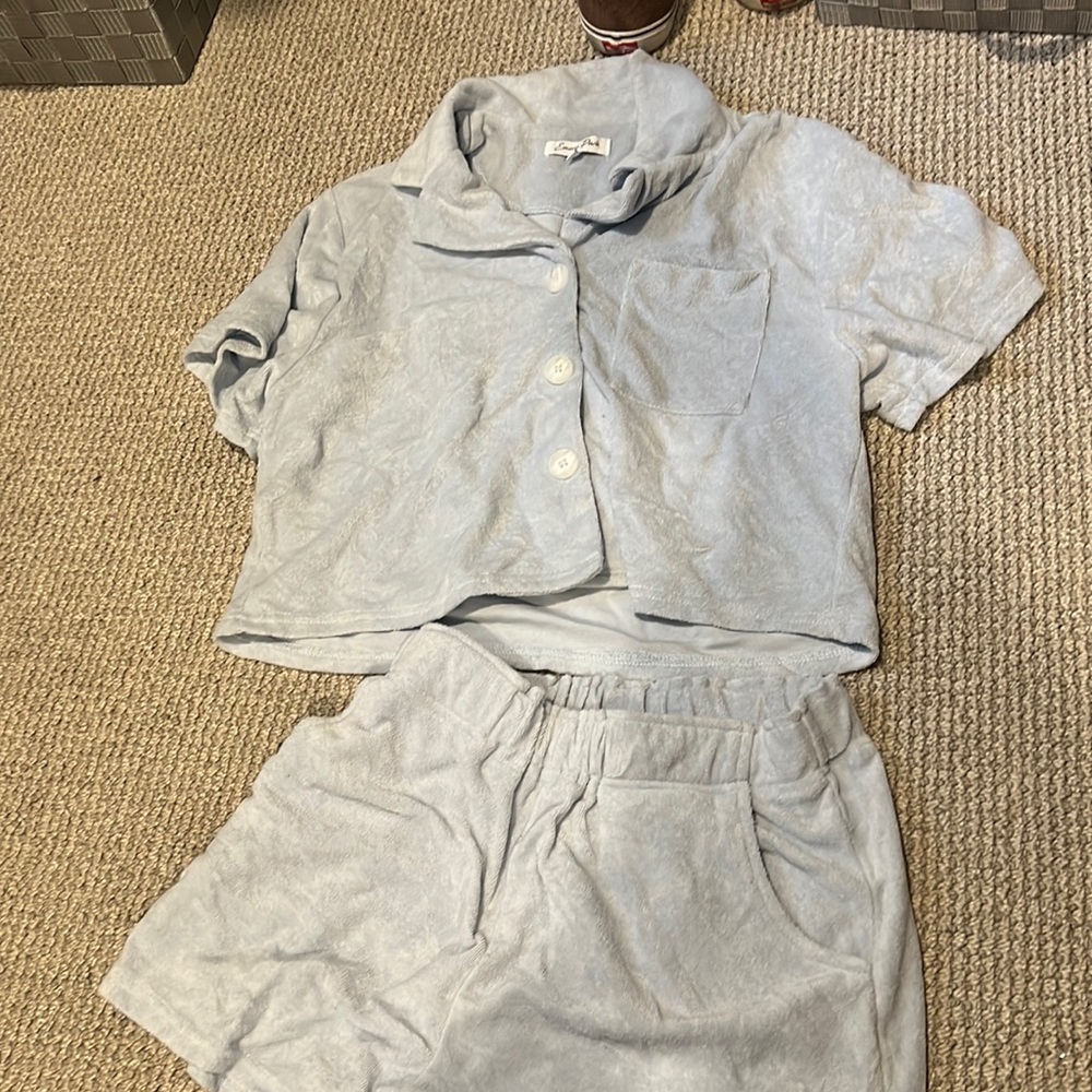 Terry cloth beach set